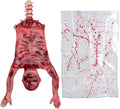 Halloween Bloody Half Body 29 in Latex Skinned Half Body - Creepy