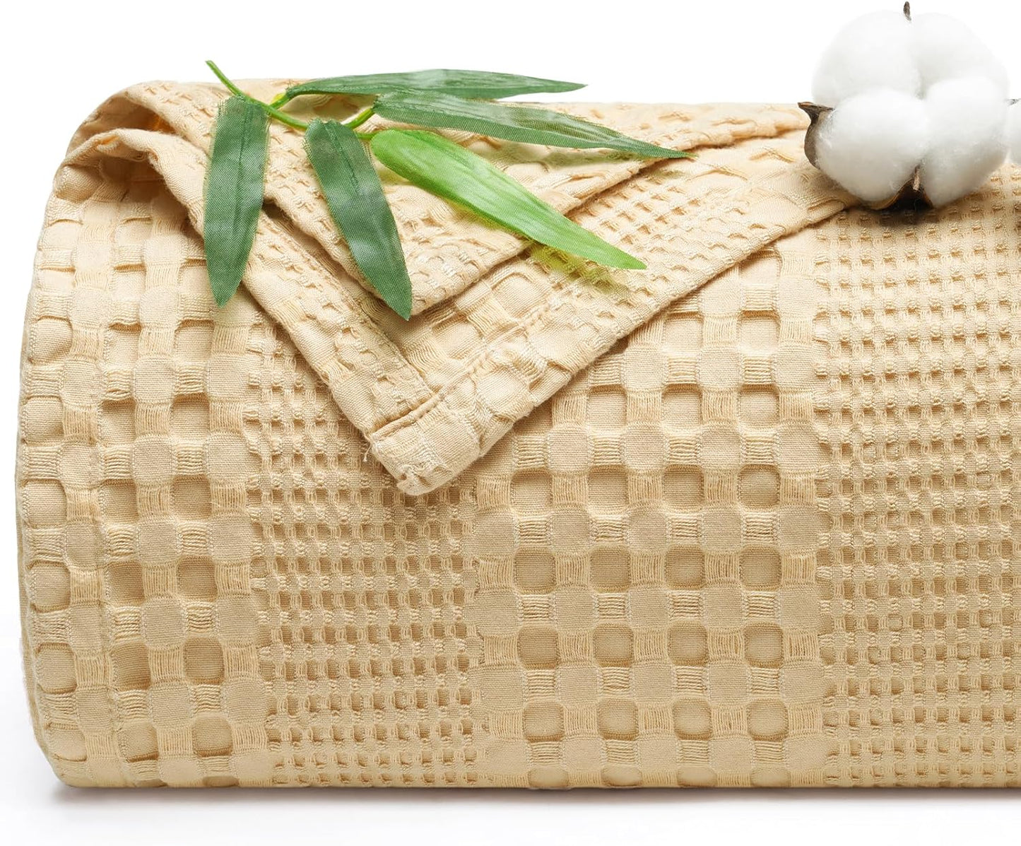 PHF Cooling Waffle Blanket for Hot Sleepers, Soft and Lightweight