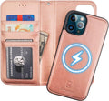 Bocasal iPhone 12 Pro Max Wallet Case Compatible with MagSafe - RFID