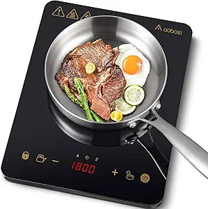 Aaobosi Induction Cooktop with LED Display and Timer Features