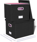 Portable File Storage Organizer for Letter and Legal Files