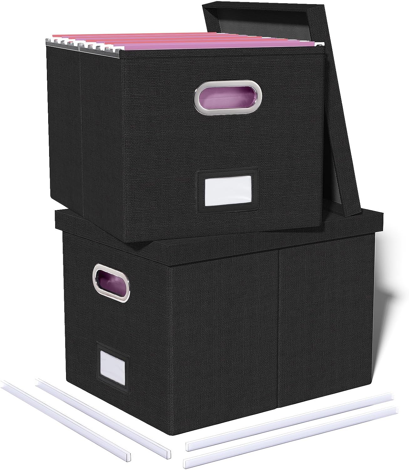 Portable File Storage Organizer for Letter and Legal Files