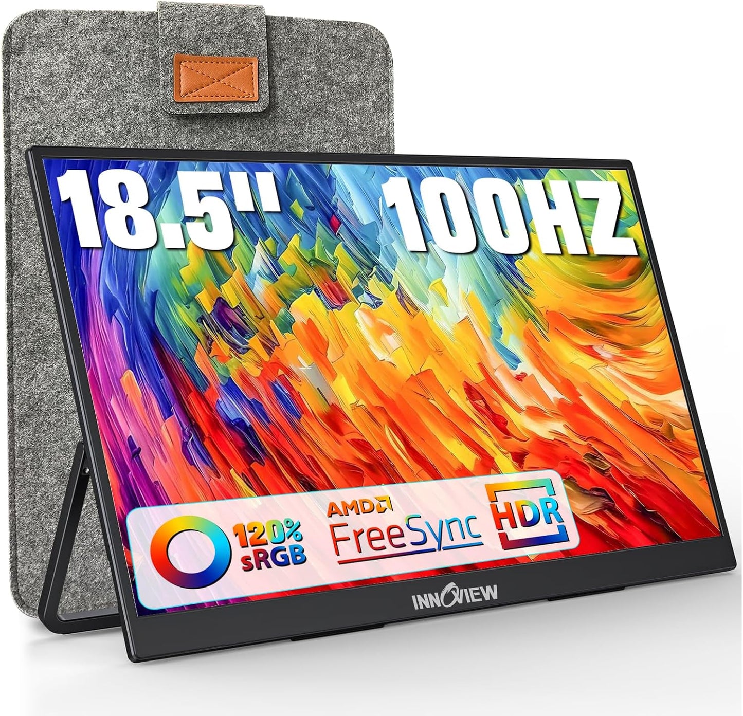 InnoView 18.5 Portable Monitor: 100HZ FHD IPS