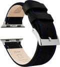 Top Grain Leather Apple Watch Band - Classic Comfort for Small & Large
