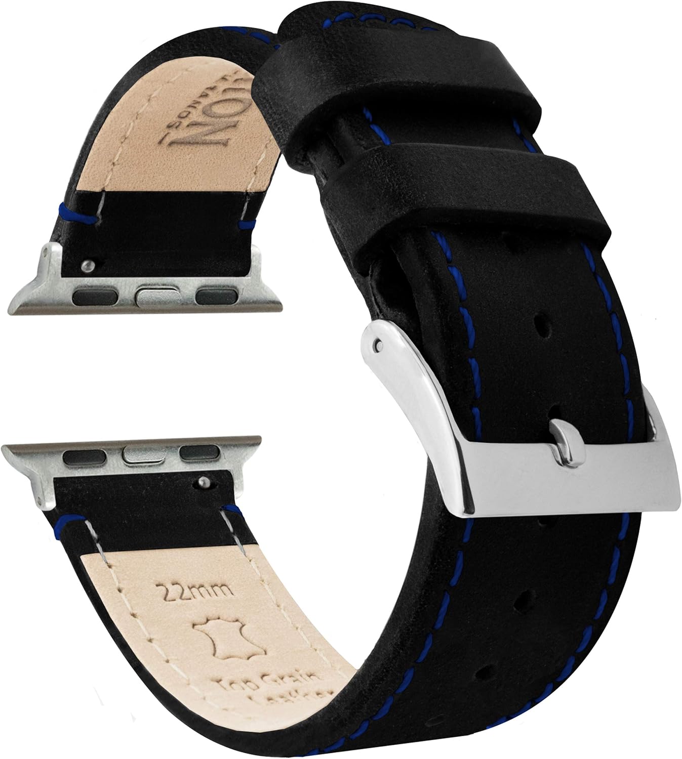 Top Grain Leather Watch Bands for Apple Watch Models 1 to 10