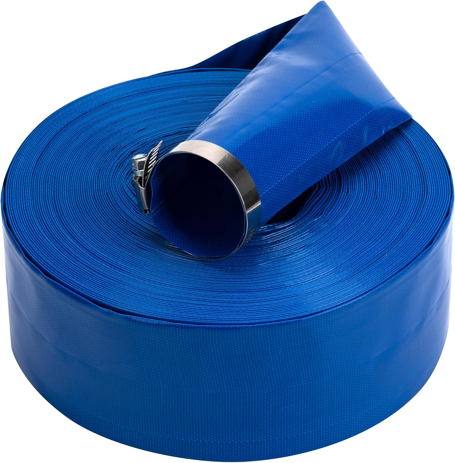 1-1/2 in x 100 ft Heavy Duty Pool Backwash Hose for Drainage