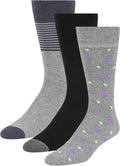 Ted Baker Men's Pattern Crew Dress Socks (3-Pack) - Stylish Comfort we