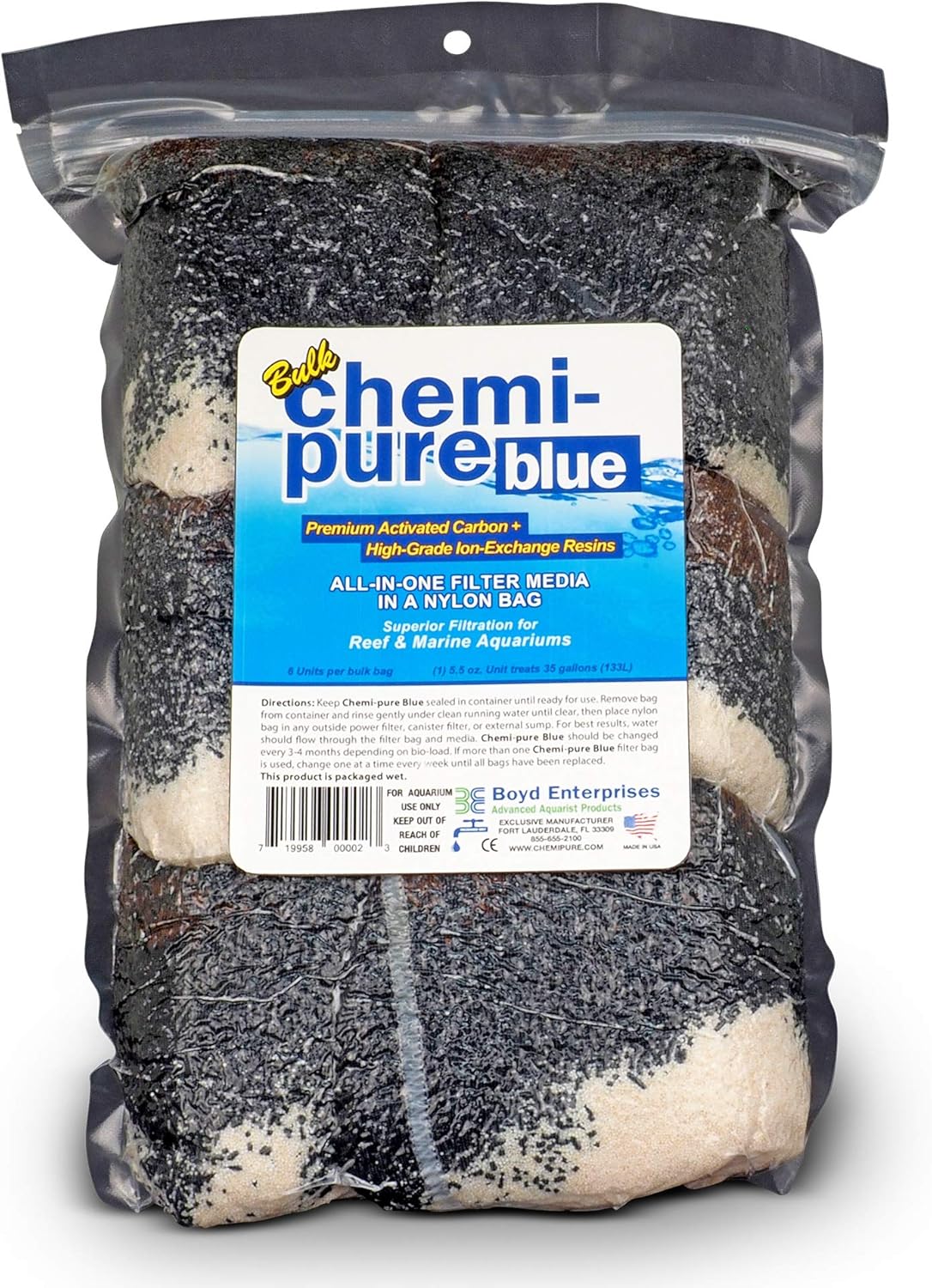 Boyd ChemiPure Blue 5.5 oz Bulk Aquarium Filtration Media
