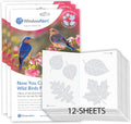 WindowAlert Leaf Medley Anti-Collision Decal 12 Pack - UV-Reflective