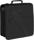 3 Inch O-Ring Zipper Binder 500-Sheet Capacity - Black Organizer