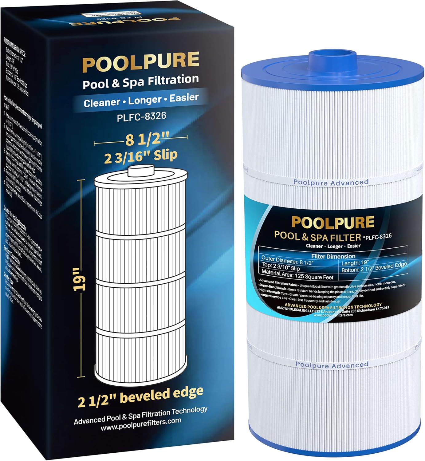 POOLPURE Spa Filter Cartridge for Sundance and Other Models