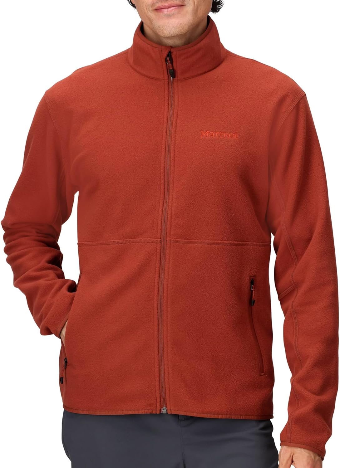 MARMOT Men's Rocklin Full-Zip Jacket - Lightweight Fleece Layer
