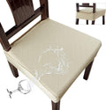 Genina Waterproof Seat Covers for Chairs, Set of 6 - Durable Beige