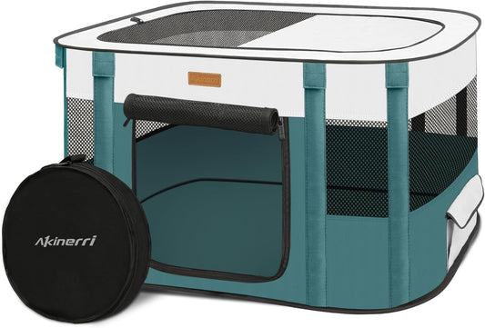 Portable Pet Playpen - Foldable & Travel-Friendly! 