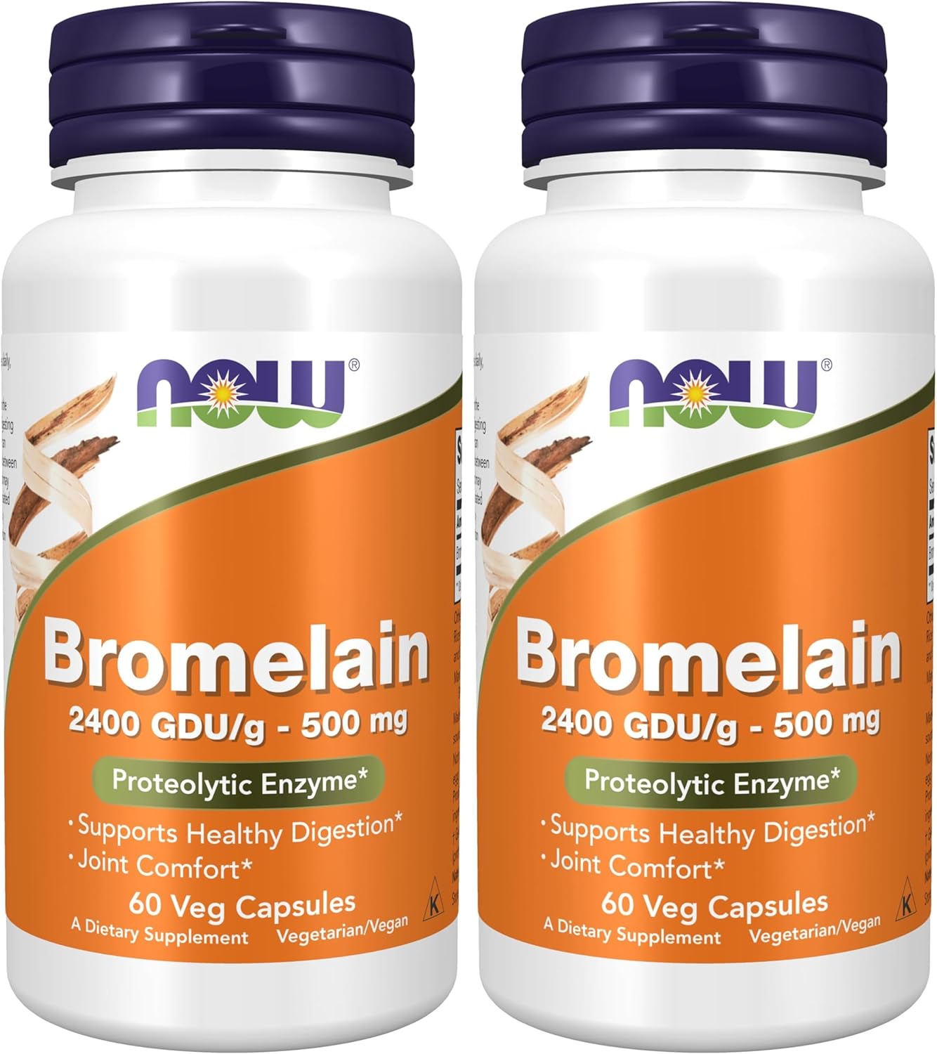 NOW Supplements Bromelain Natural Proteolytic Enzyme 500 mg