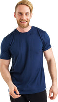 Men's Lightweight Wool T-Shirt - Merino Comfort for All Seasons