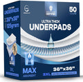 50 Pack Incontinence Bed Pads Disposable 36in x 36in - Super Absorbent