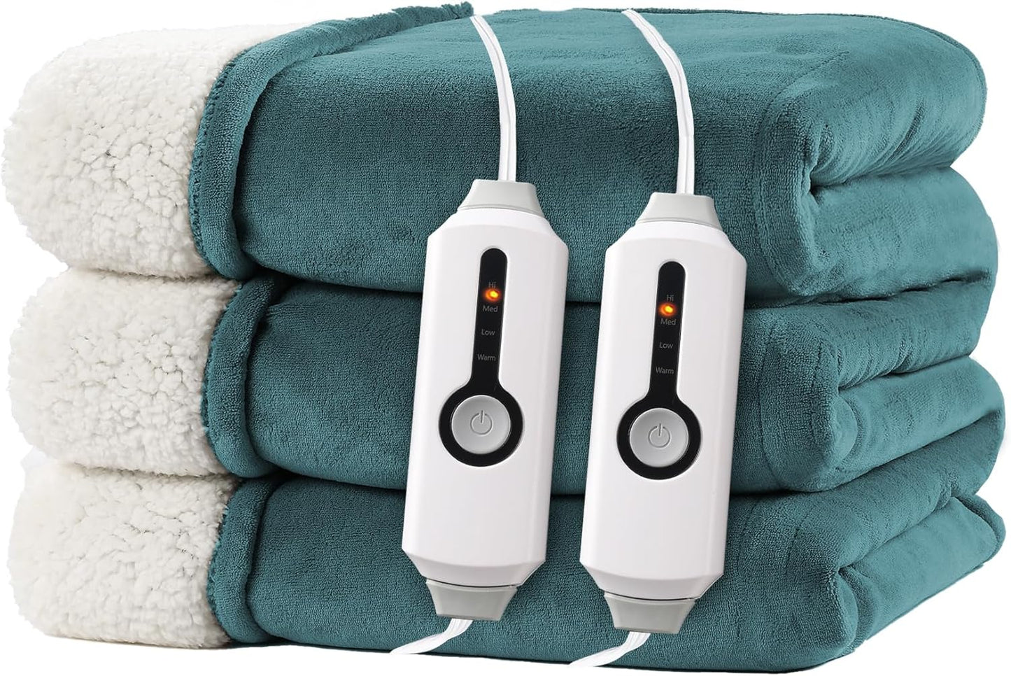 Electric Heated Blanket King Size with Dual-Sided Comfort