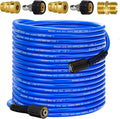 Pressure Power Washer Hose 100 ft x 1/4 in - Flexible, 4200PSI