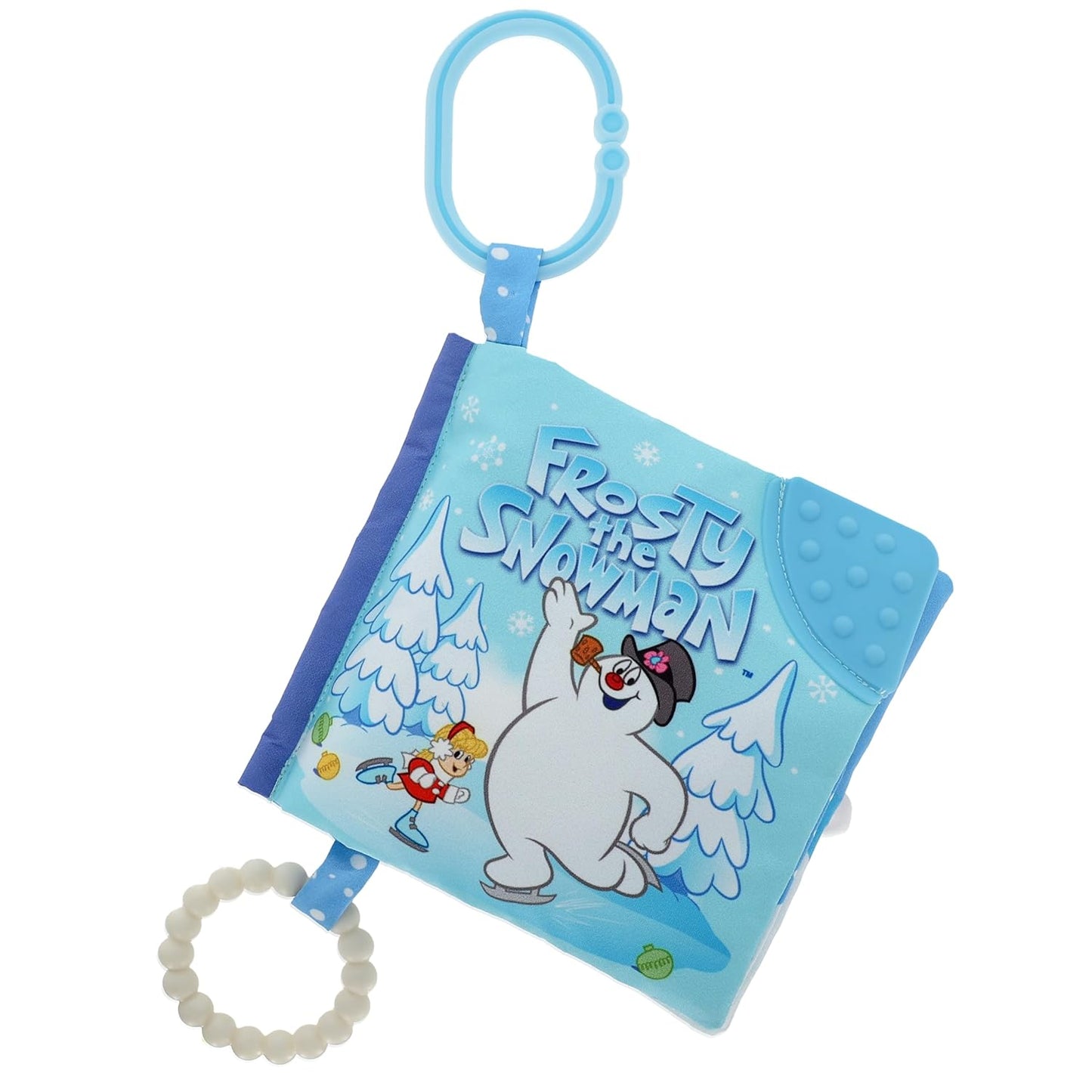 Frosty Soft Book: Teether Travel Toy - Babies' Favorite!