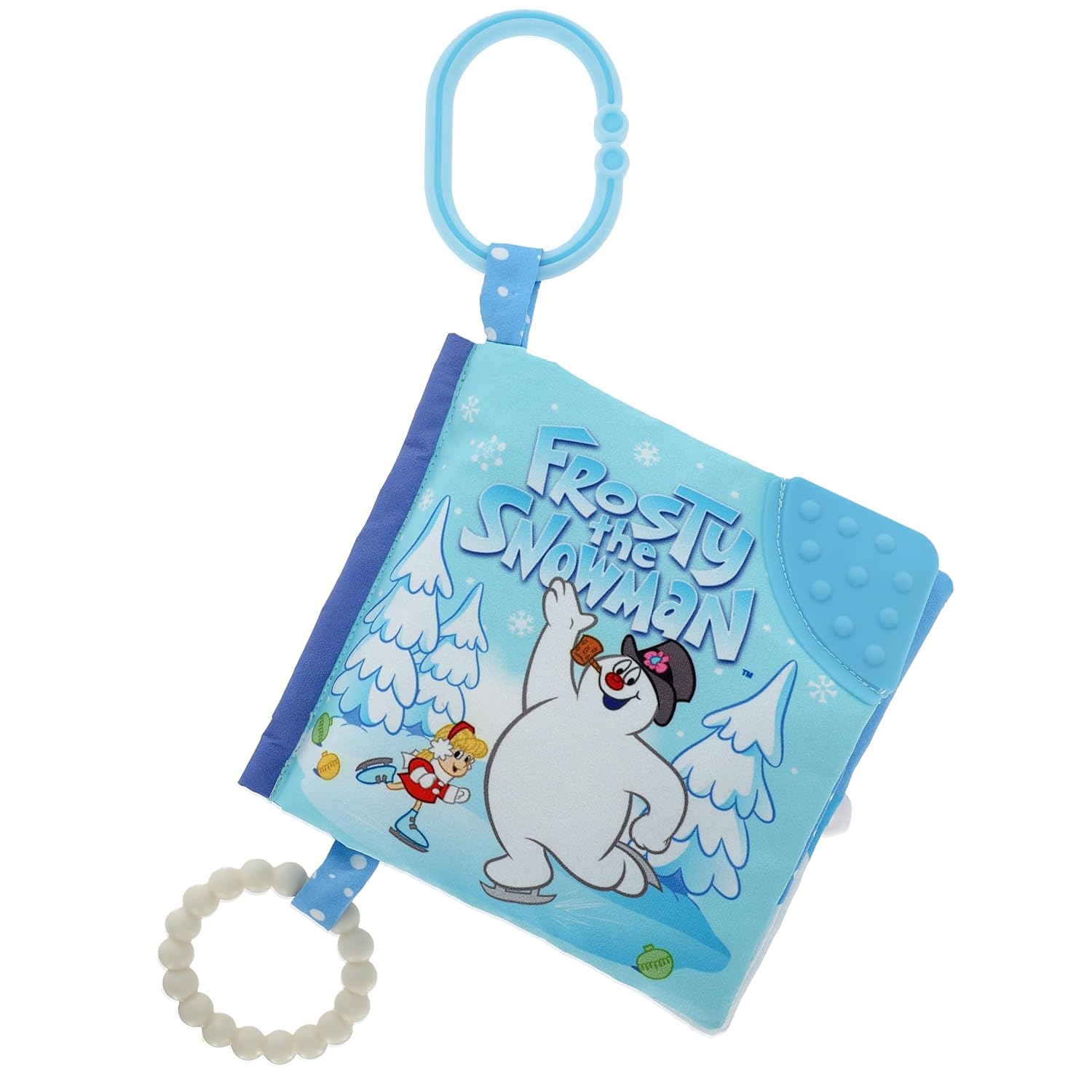 Frosty Soft Book: Teether Travel Toy - Babies' Favorite!
