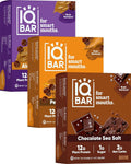 IQBAR Brain and Body Plant Protein Bars - Chocolate Lovers Variety