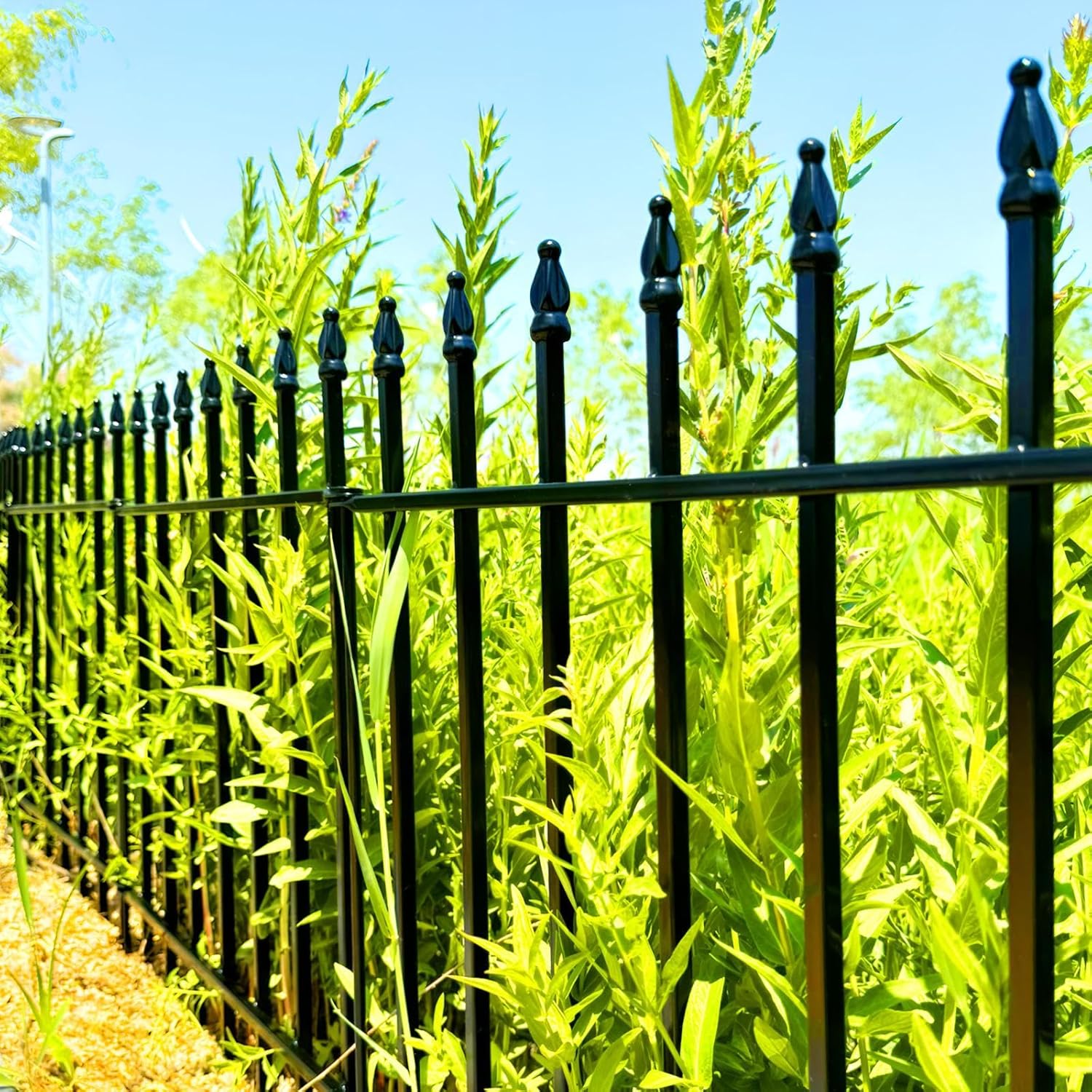 Metal Decorative Garden Fence for Elegant Yard Borders and More