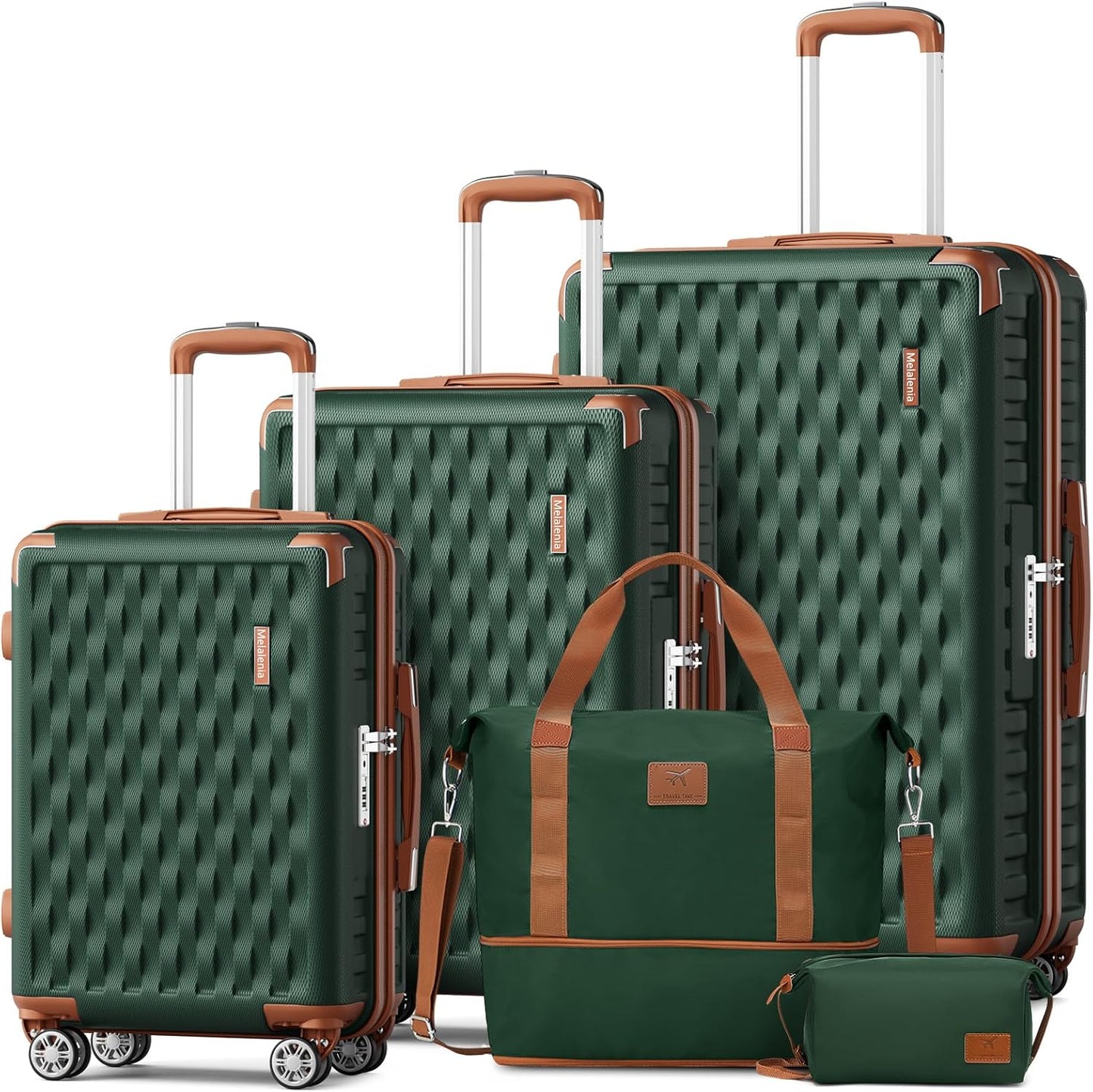 Melalenia Luggage Sets 5 Piece with Duffel Bag for Travel