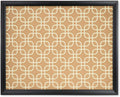 Cork Bulletin Board 16 in x 20 in - Black Wood Frame, Fashion Print
