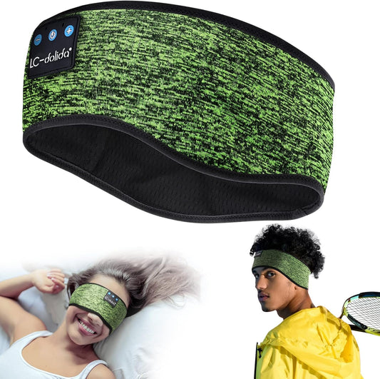 LC-dolida Bluetooth Sleep Headband: Thin HD Speakers for Perfect Sleep