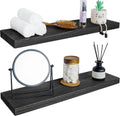 BGMG Wood Floating Shelves for Wall 30 in Set of 2 - Sturdy No-Sag