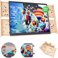 1000 Piece Puzzle Board with 4 Drawers - Portable Wooden Puzzle Table