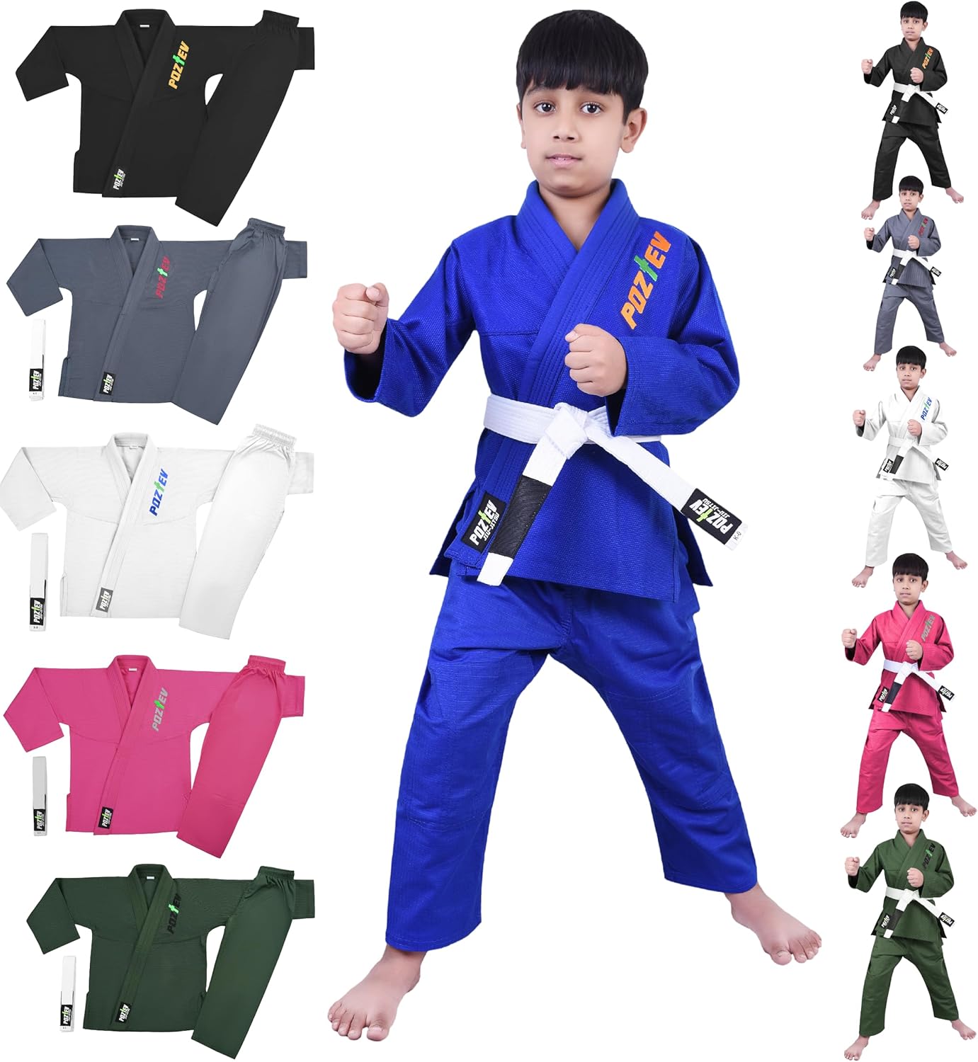 Kids Brazilian Jiu Jitsu Gi for Youth Grappling Kimonos