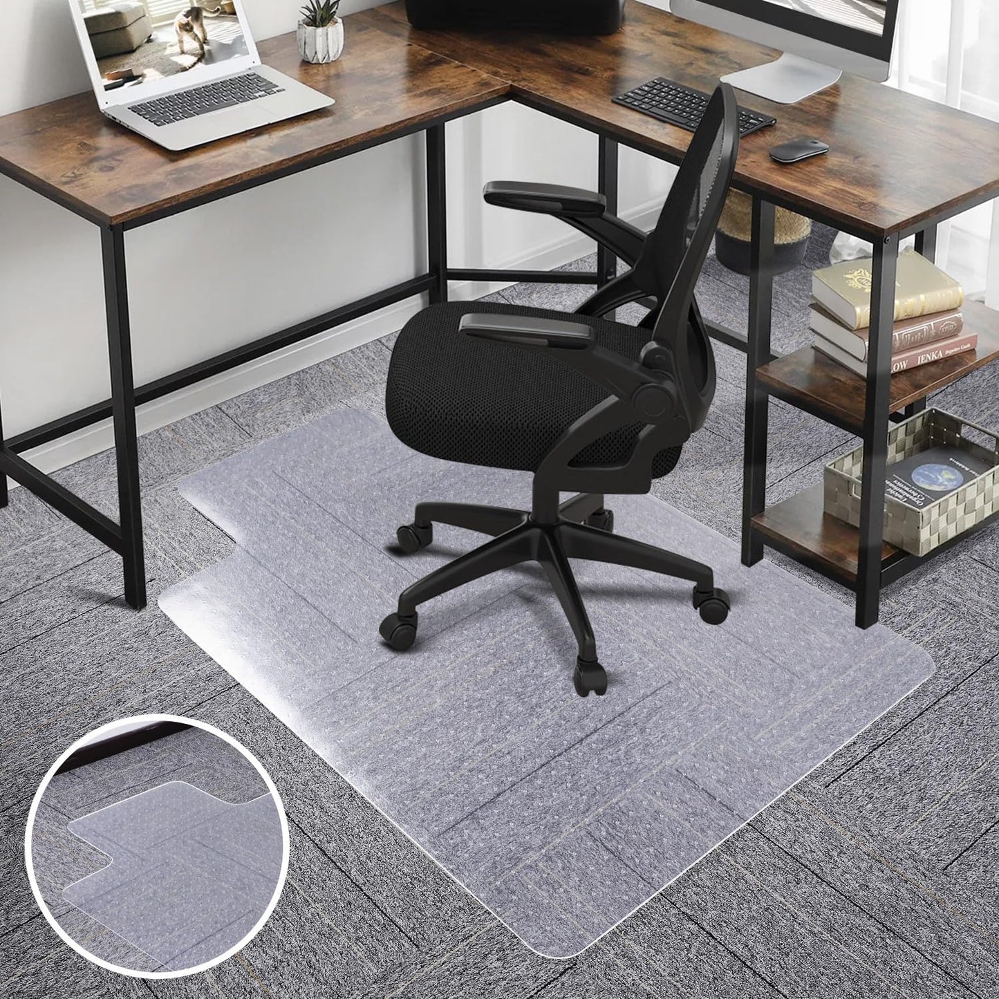 Chair Mat for Carpet 36in x 48in Heavy Duty Floor Protector