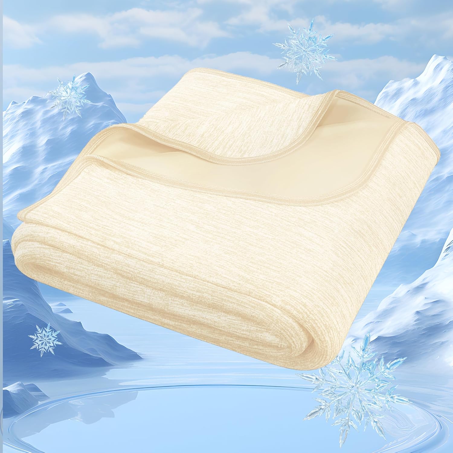 Degrees of Comfort Cooling Blanket for Hot Sleepers, Queen Size
