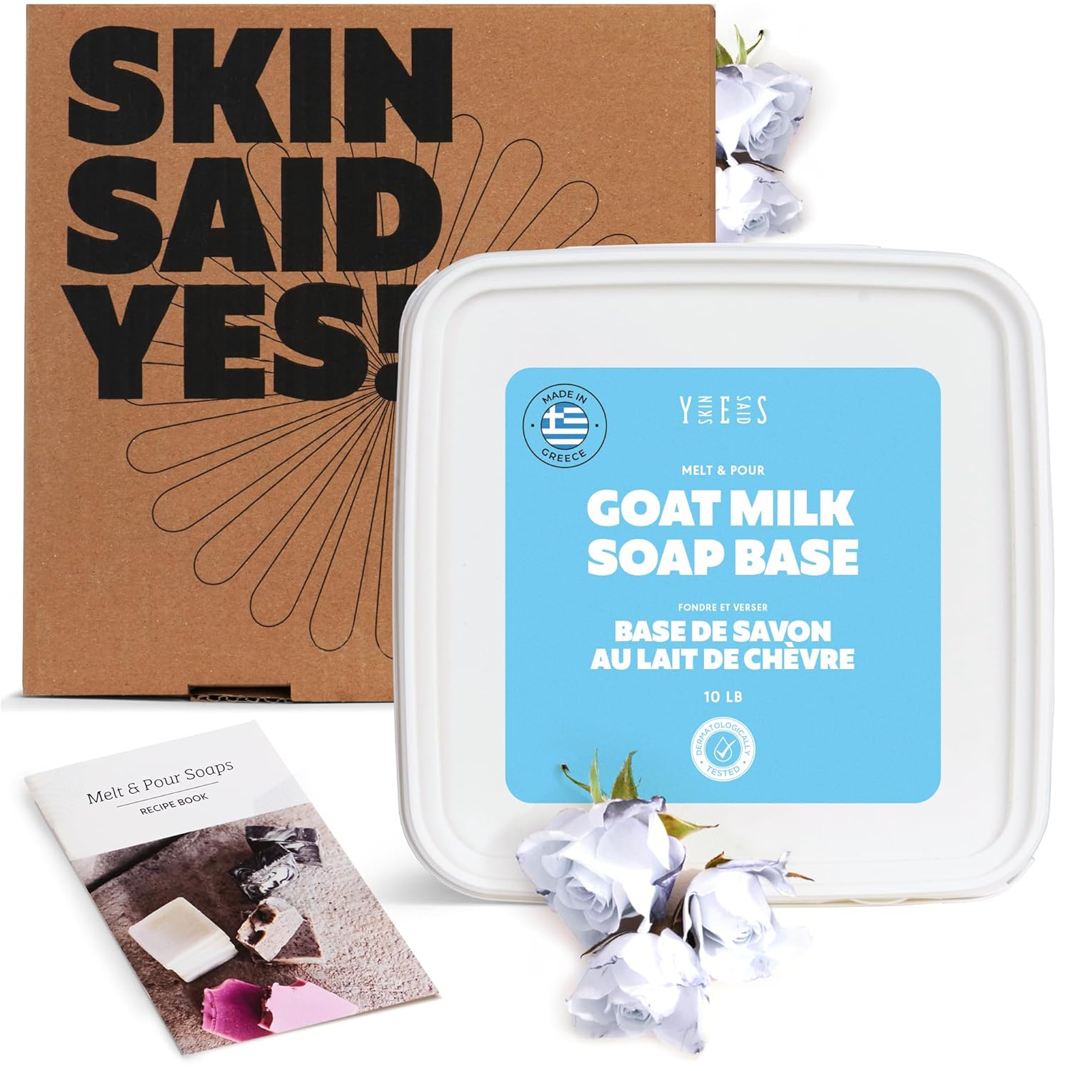 10Lb Goat Milk Soap Base - Organic, SLS Free, Perfect for DIY