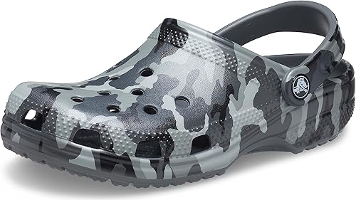 Classic Printed Camo Clogs for Unisex Adults - Stylish Comfort