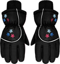 Kids Snow Ski Gloves Winter Waterproof Warm Snowboard Mittens for Girl