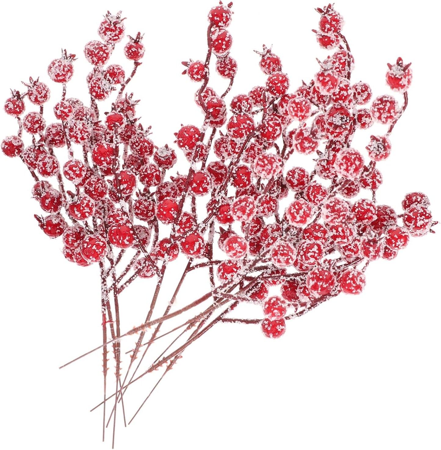 Red Holly Berries - Festive Xmas Tree Decor