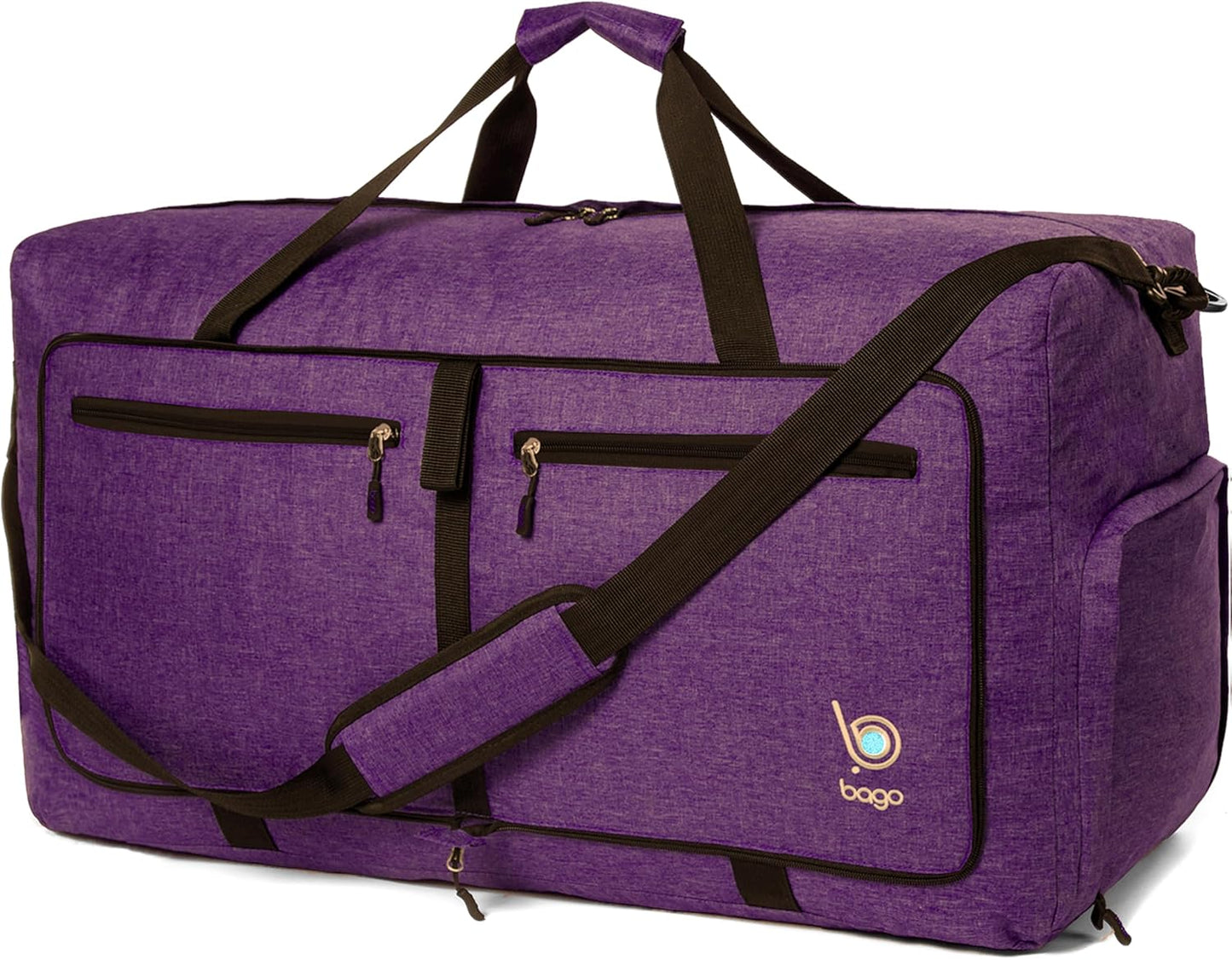 Bago Large Foldable Duffel Bag - 80L Lightweight Travel Bag
