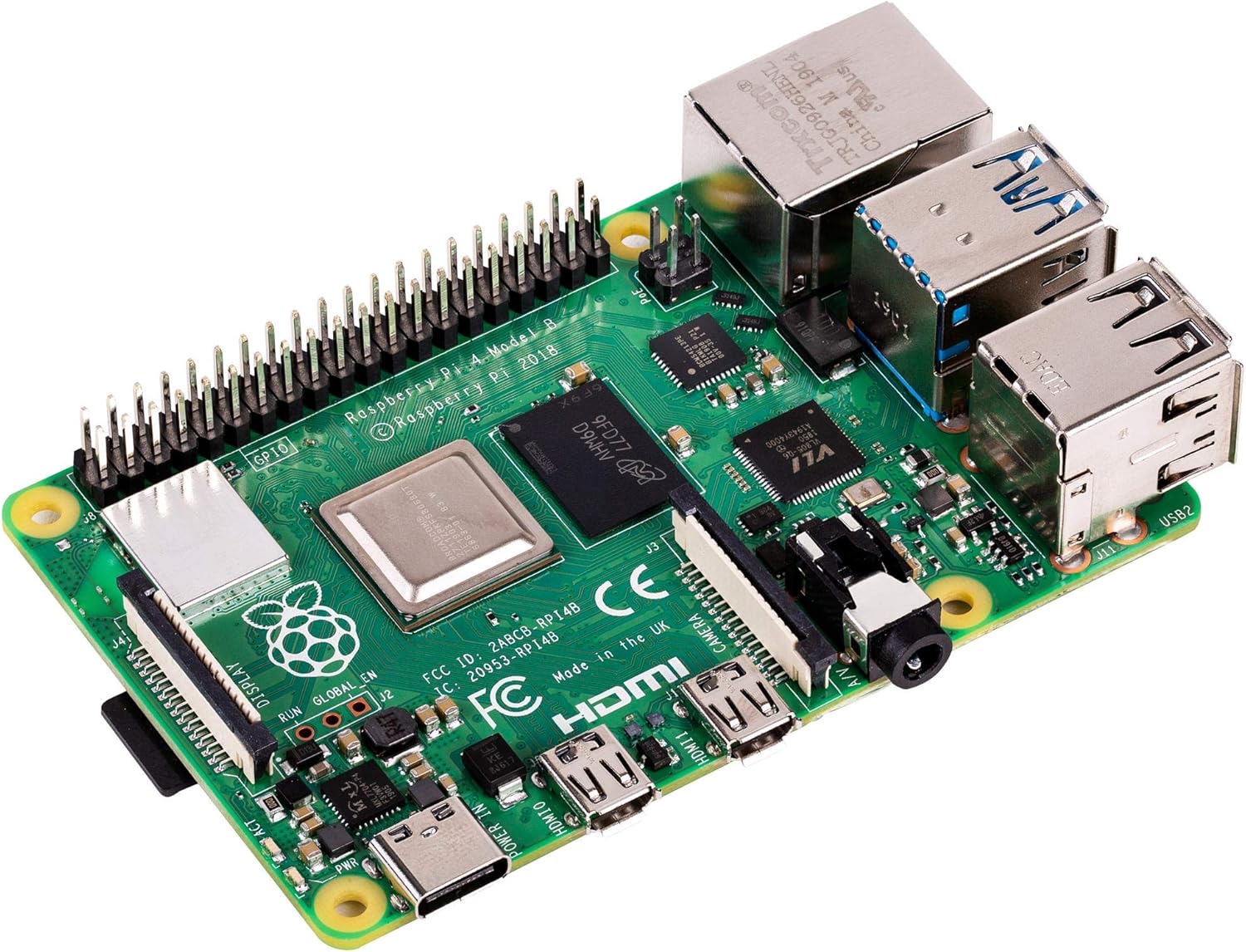 Raspberry Pi 4 Model B 2GB: Powerful Quad-Core Computing Device