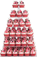 YestBuy Cupcake Stand 6 Tier Large Cupcake Tower - Extra Large Display