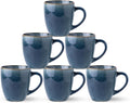 GBHOME Ceramic Coffee Mugs Set of 6 12oz - Lightweight Stoneware Set