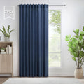 60 in Wide Linen Blend Curtains 2 Panel Set - Semi Sheer Light