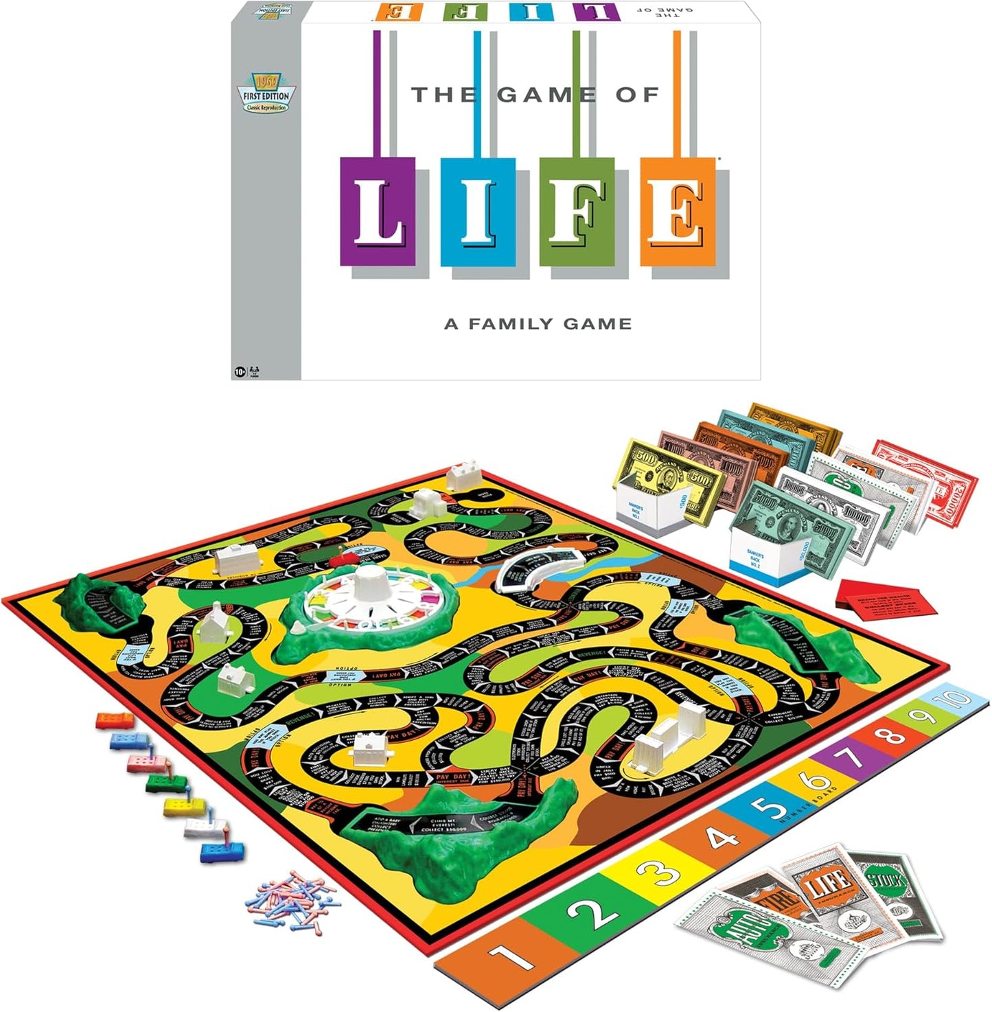 The Game Of Life Classic 1960 Edition for Family Fun