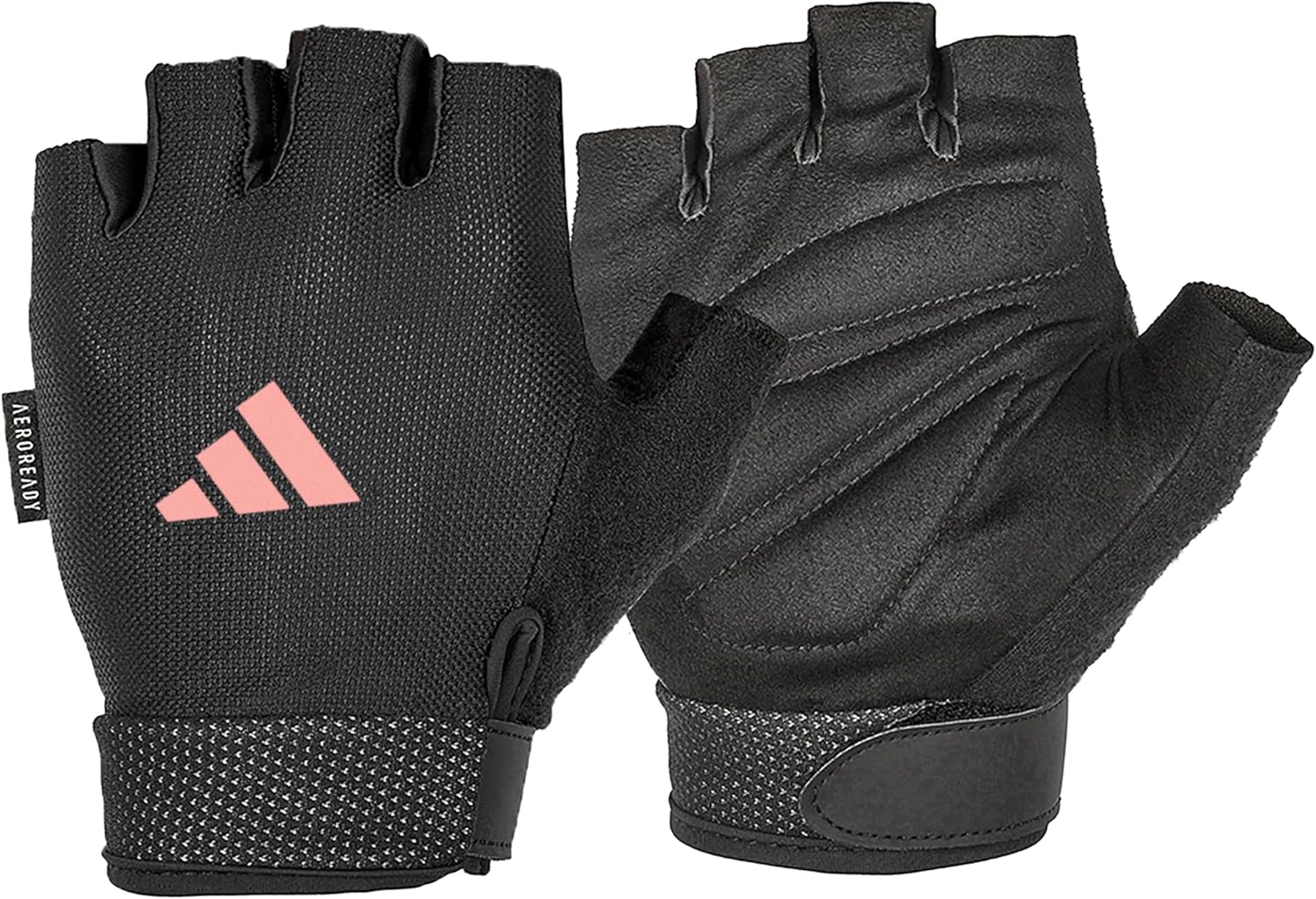 adidas Adjustable Fingerless Weightlifting Gloves
