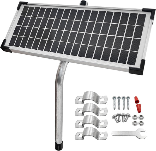 FM123 Solar Panel Kit for Mighty Mule Gate Openers, 10 Watt