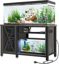 55-75 Gallon Aquarium Stand with Cabinet and Power Outlets - Heavy