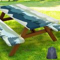 Picnic Table Cover with Bench Covers for 8 ft Tables - Waterproof