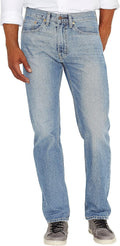 Levi's Men's 505 Regular Fit Jeans in Rinse - Straight, Roomy Fit